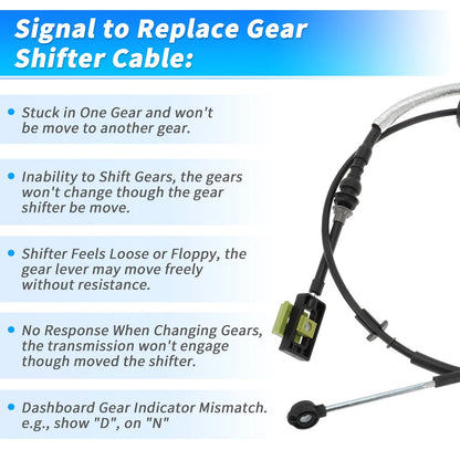 Auto Trans Gear Shift Cable for Ford E150 E250 E350 E450 (2005-2014)