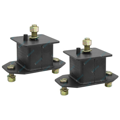 2 x Rear Transmission Mounts for Coaster BB50R HZB50R 1HZ 15B-FTE Diesel (93-06)