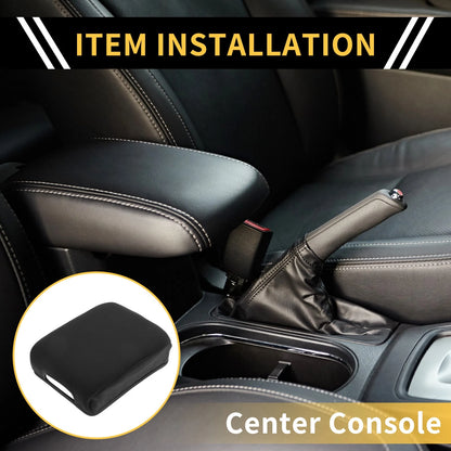 Armrest Cover for Toyota Tacoma Microfiber Leather Black (2005-2023)