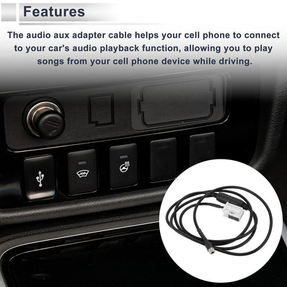 Audio Aux Adapter Cable Wire Stereo Radio Harness for BMW Car