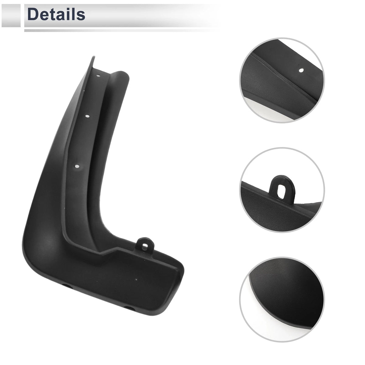 Mud Flaps Splash Guards 1 Set for BMW 2 Series F22/F45 (2015-2019)