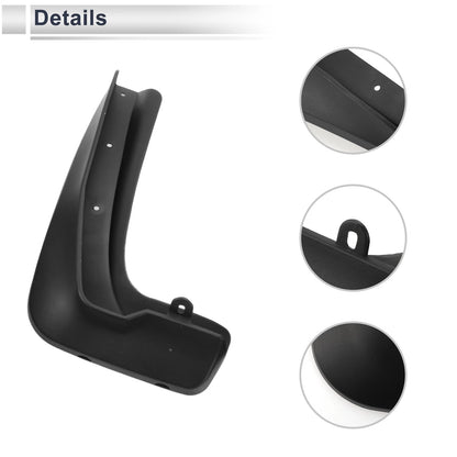Mud Flaps Splash Guards 1 Set for BMW 2 Series F22/F45 (2015-2019)