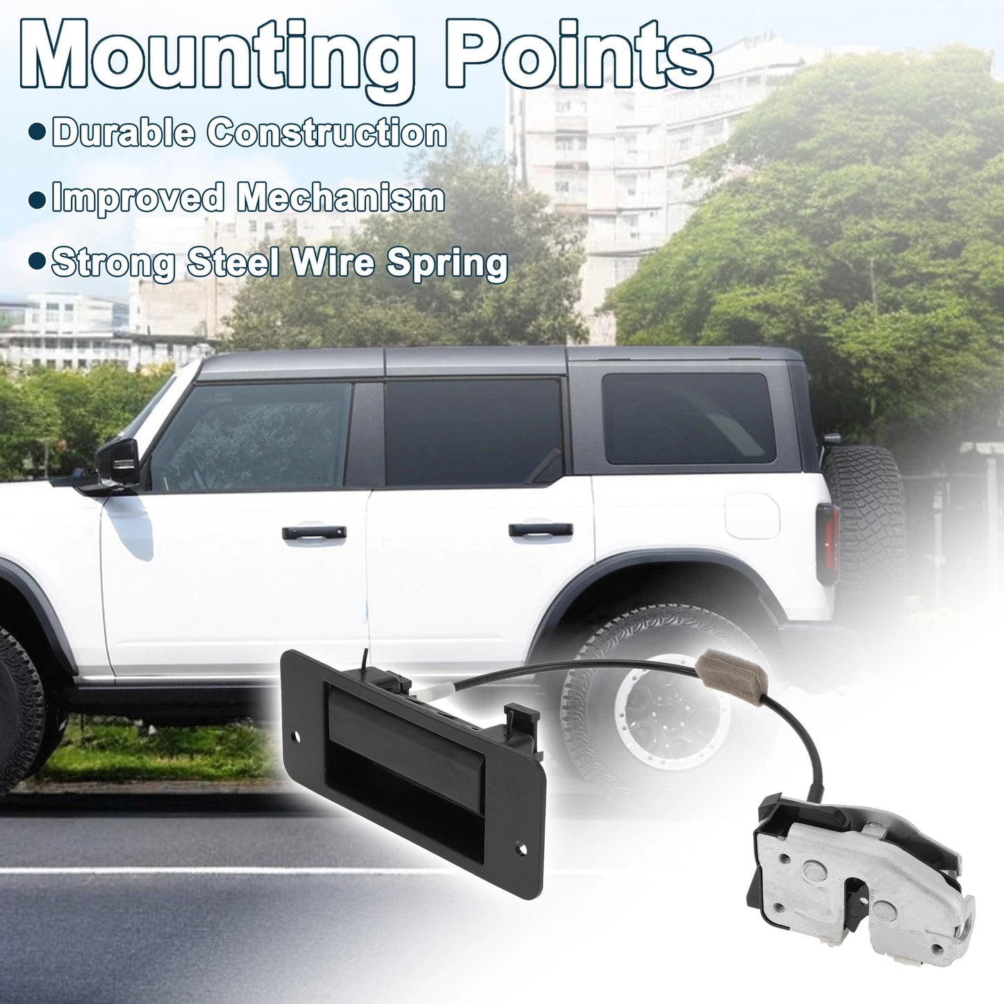 Tailgate Handle Bezel for Ford E150 E250 E350 E450 (2000-2023)