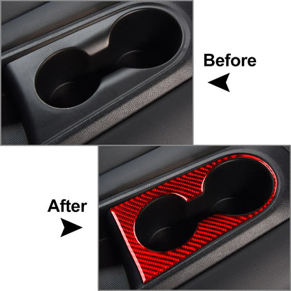 Rear Water Cup Holder Cover Trim for Hyundai Veloster JS (2019-2023) Red