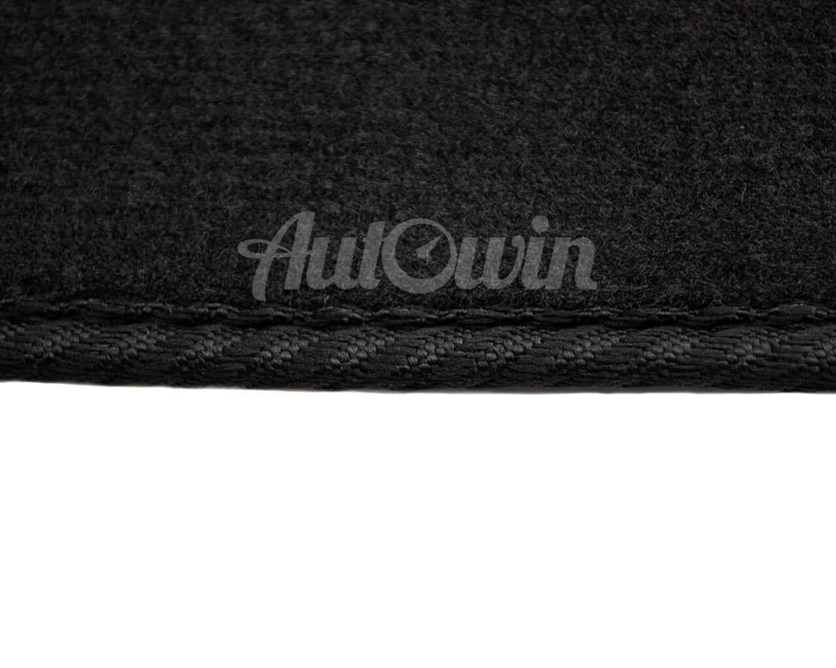 Floor Mats for Toyota Auris 2006-2012 - Black Tailored Carpets with Sport Emblem