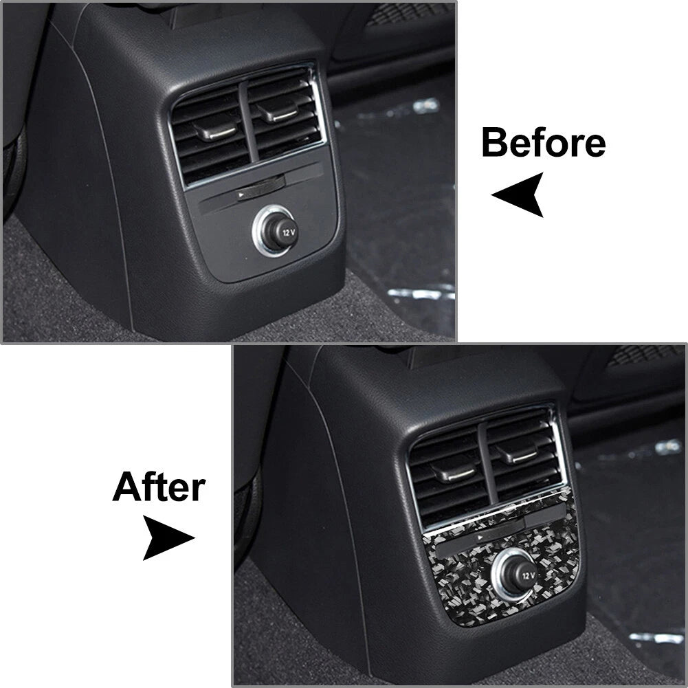 Rear Cigarette Lighter Panel Cover Trim for Audi A3 S3 RS3 (2013-2020)
