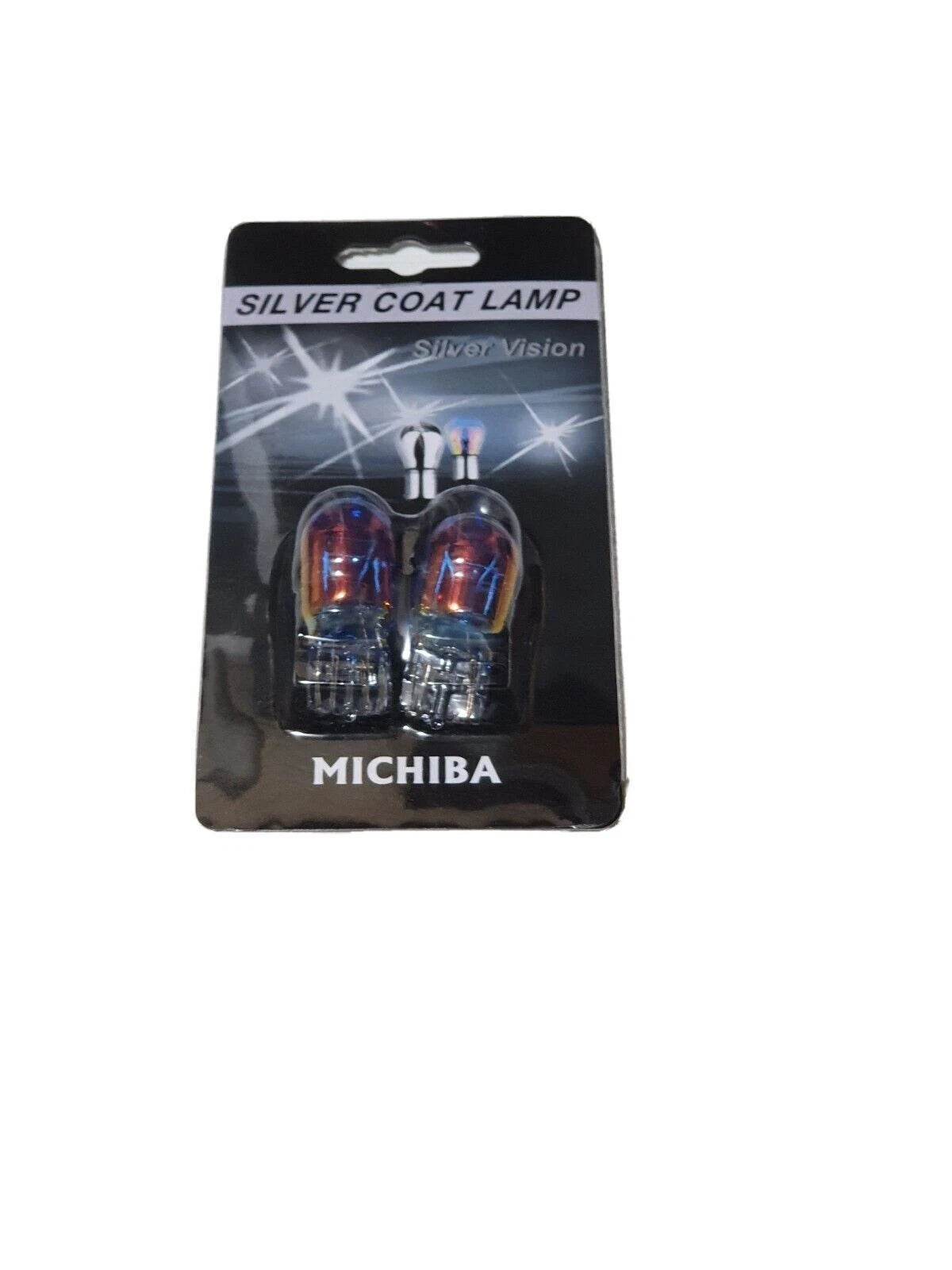 2 x T20 Bluish Silver Coating HID Style Globe Bulbs for Vehicle (6000K)