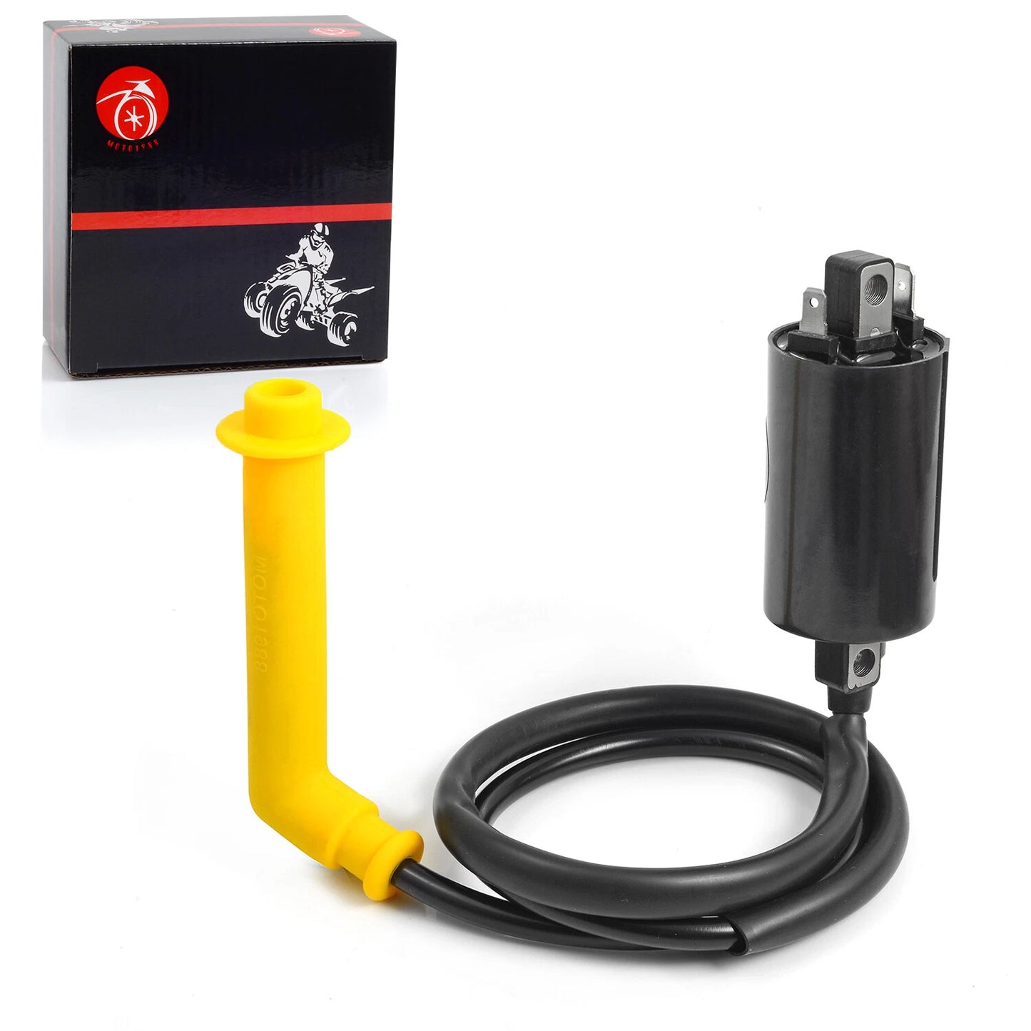 Ignition Coil Spark Plug & Wire Cap for Honda Rincon 680 TRX680 (2006-2014)
