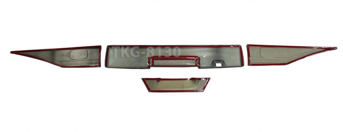 Black Tailgate Accent Line Cover Trim for Mitsubishi L200 Triton (2019-2020)