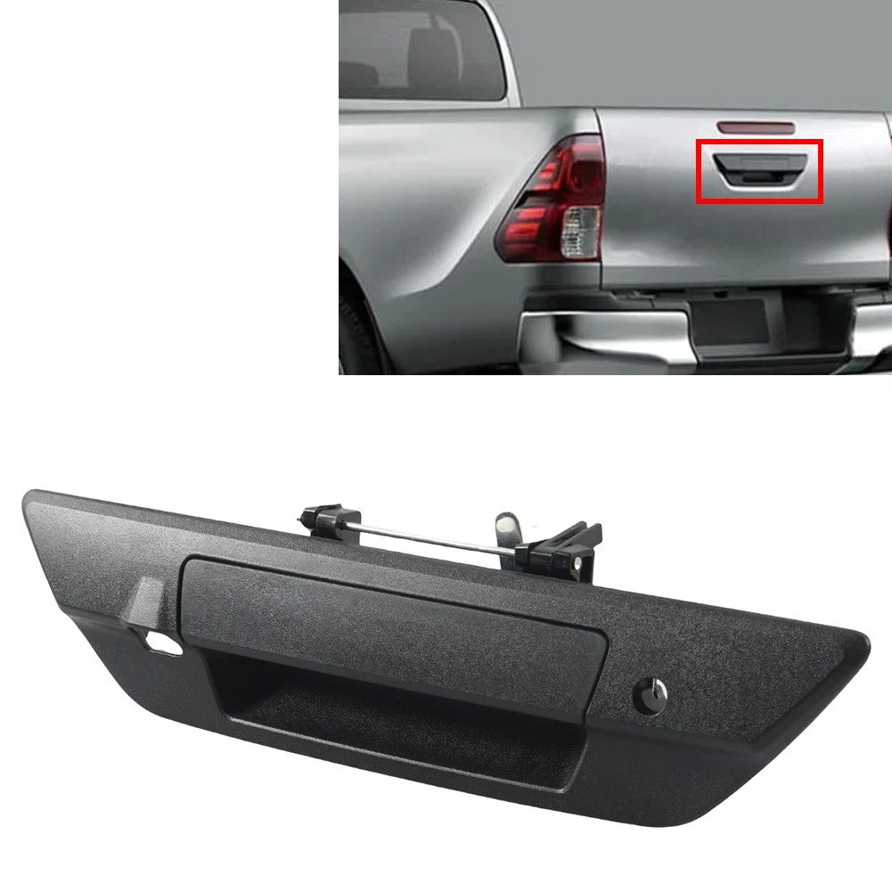 Tailgate Door Handle with Camera for Toyota Hilux Revo (2015-2018) Black
