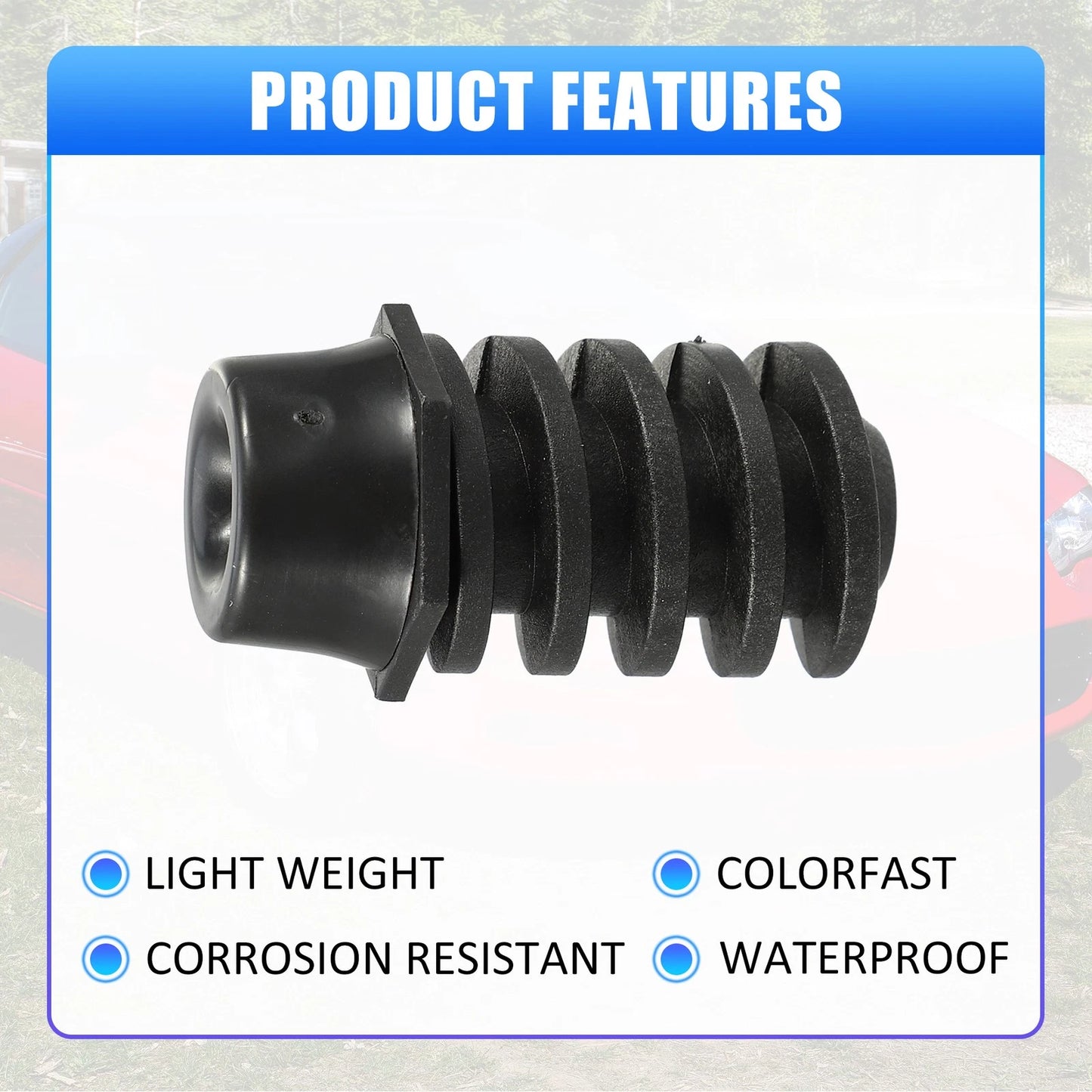 Front Hood Adjust Bumper Stop w/ Rubber Cap for Chevrolet Camaro