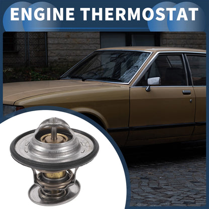 Engine Coolant Thermostat for Ford Consul (1972-1974) Silver Tone