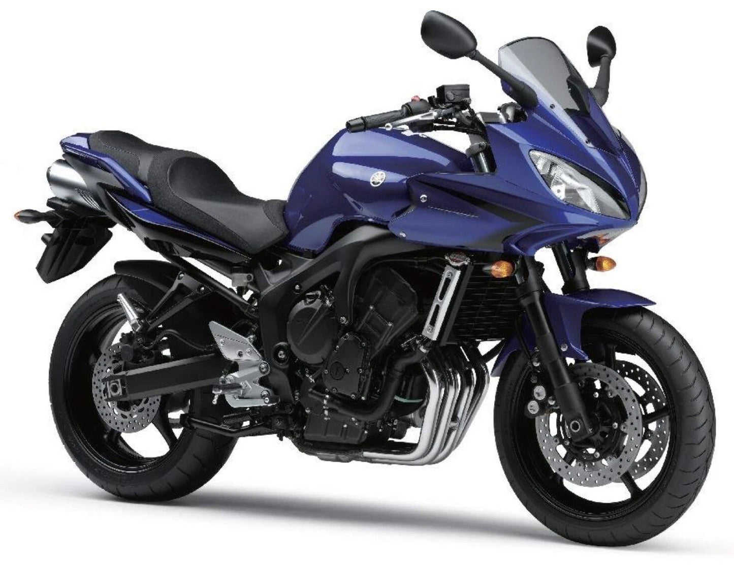 Bolzen Clips Satz Schwarz-Alu Verkleidung für Yamaha Fazer FZ6 S2 (2007–2008)