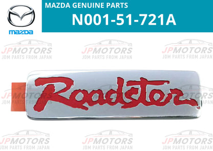 EMBLEM Budge Sticker REAR RED JDM for MAZDA Roadster MX-5 MIATA (1994–1997)