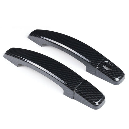 Carbon Fiber Style Door Handle Cover Trim for Chevrolet Camaro (2010–2015)