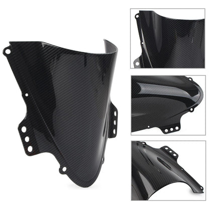 Black Carbon Fiber ABS Windshield for Suzuki GSXR 1000 (2005-2006)