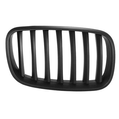 Front Grille Matte Black Kidney Grille for BMW X5 X6 E70 E71 (2007-2013)