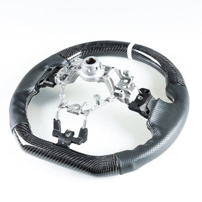 Carbon Fiber Flat Bottom Steering Wheel for Subaru Levorg WRX STI (2014-2021)