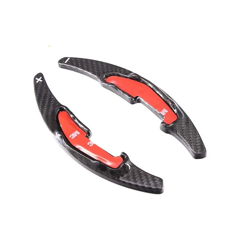 Real Carbon Fiber Steering Wheel Shift Paddle Switch Fit For BMW M3 2014-2018