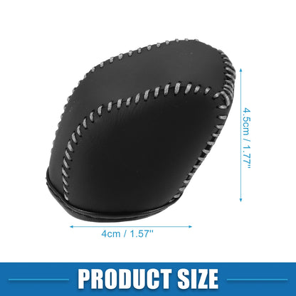 Gear Shift Lever Cover for Lexus NX 250 Black Gray Stitches