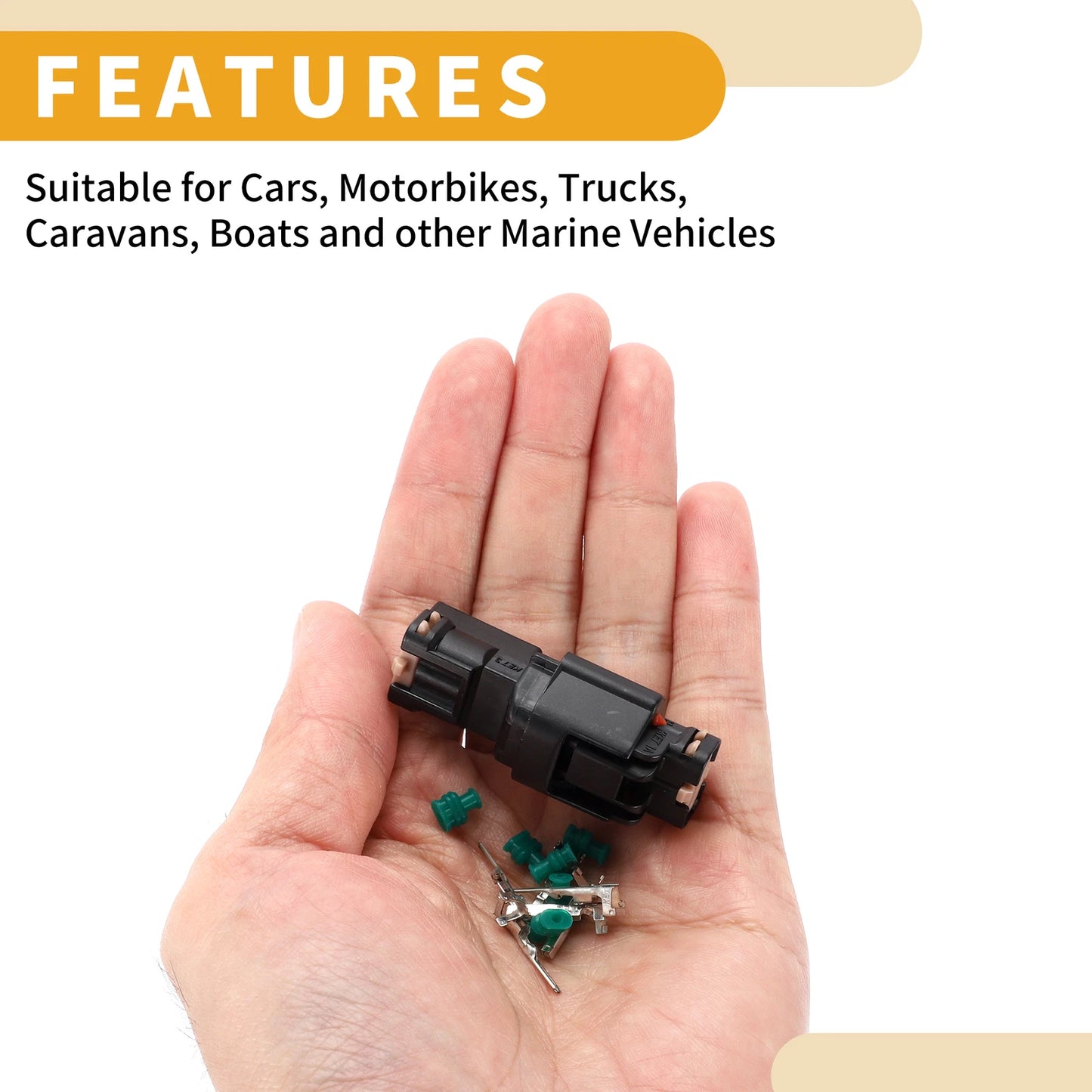 3 Pin Crank Cam Speed Sensor Connector Plug for Mitsubishi Evo & Subaru