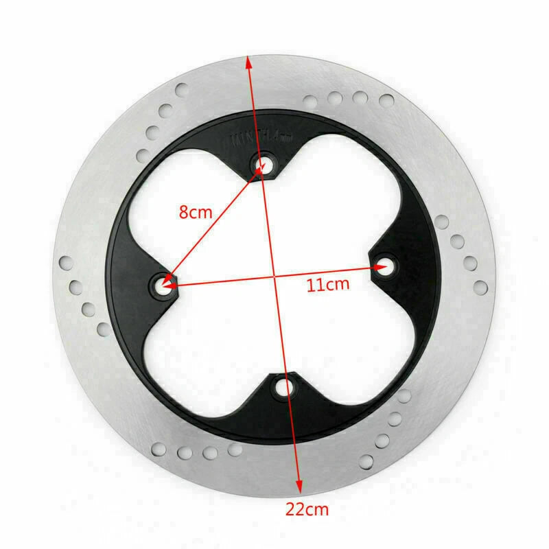 Rear Brake Disc Rotor for Honda NSR250 MC28, VFR400 NC30, RVF400 NC35 (94-96)