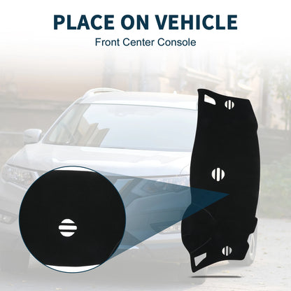 Dashboard Cover Mat for Nissan Elgrand E52 (2010-2024) - Black 1 Set