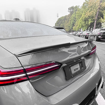 Rear Boot Spoiler Lip for BMW i5 G60 525i 530i M60 (2024) Carbon Look