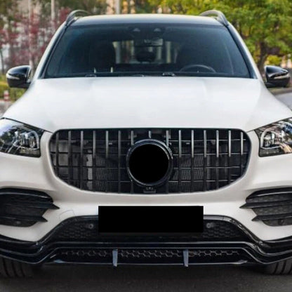 Front Bumper Grille for Benz X167 GLS450 GLS580 2020-2023 Gloss Black