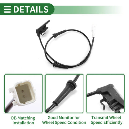 ABS Wheel Speed Sensor for PEUGEOT 307 (2000-2010)