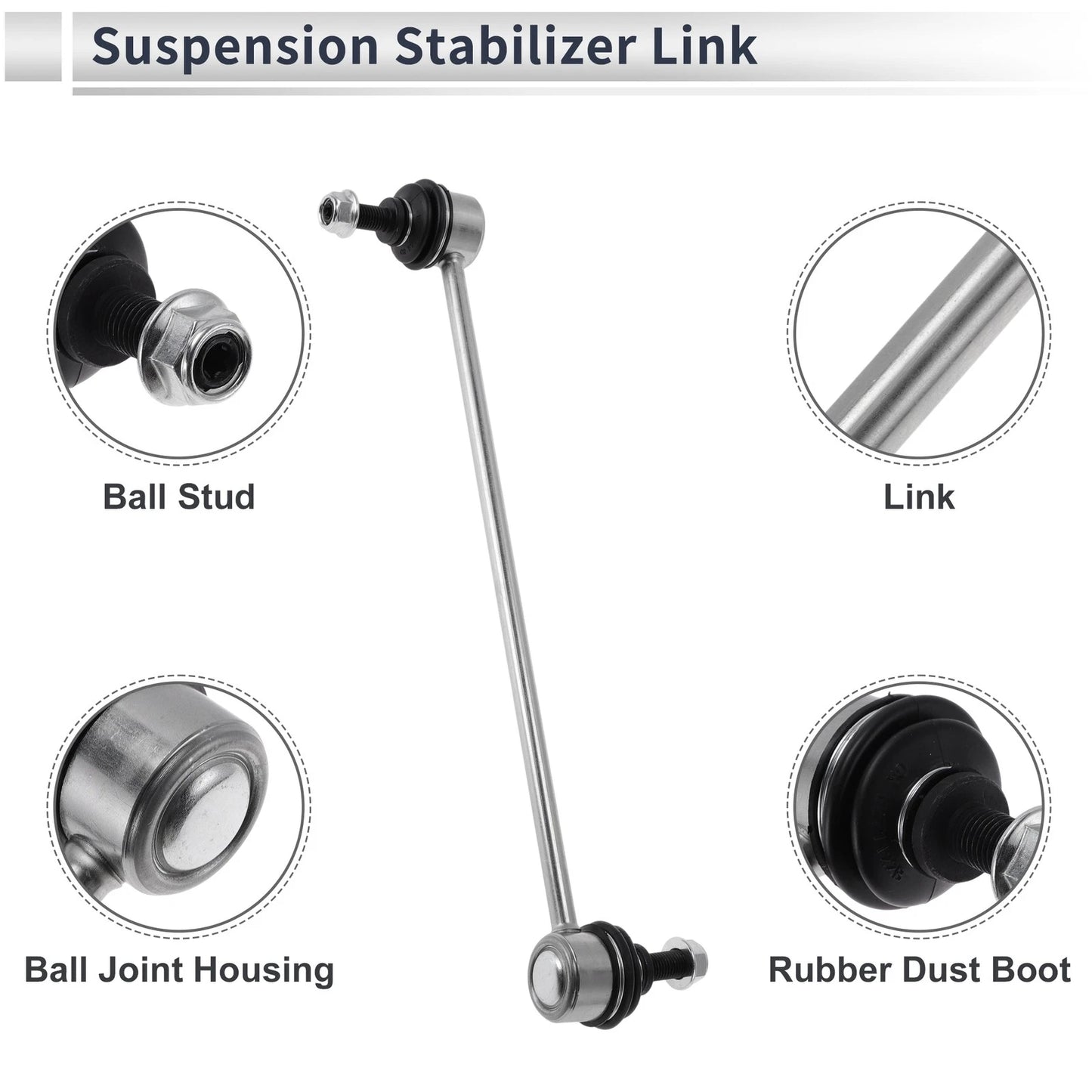 Front Stabilizer Bar Links for MAZDA 3 (2010-2013) - 2 Pcs