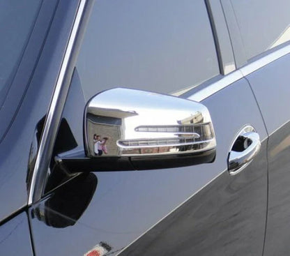 Chrome Side Door Mirror Covers for Mercedes E-Class W212 (2009-2013)