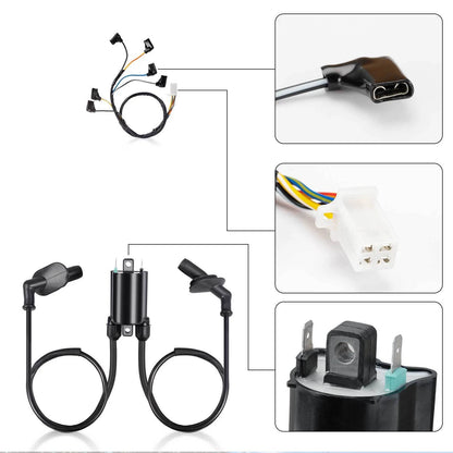 Ignition Coil & Sub-Wire for Honda Gold Wing 1500 GL1500 (1988-2000)
