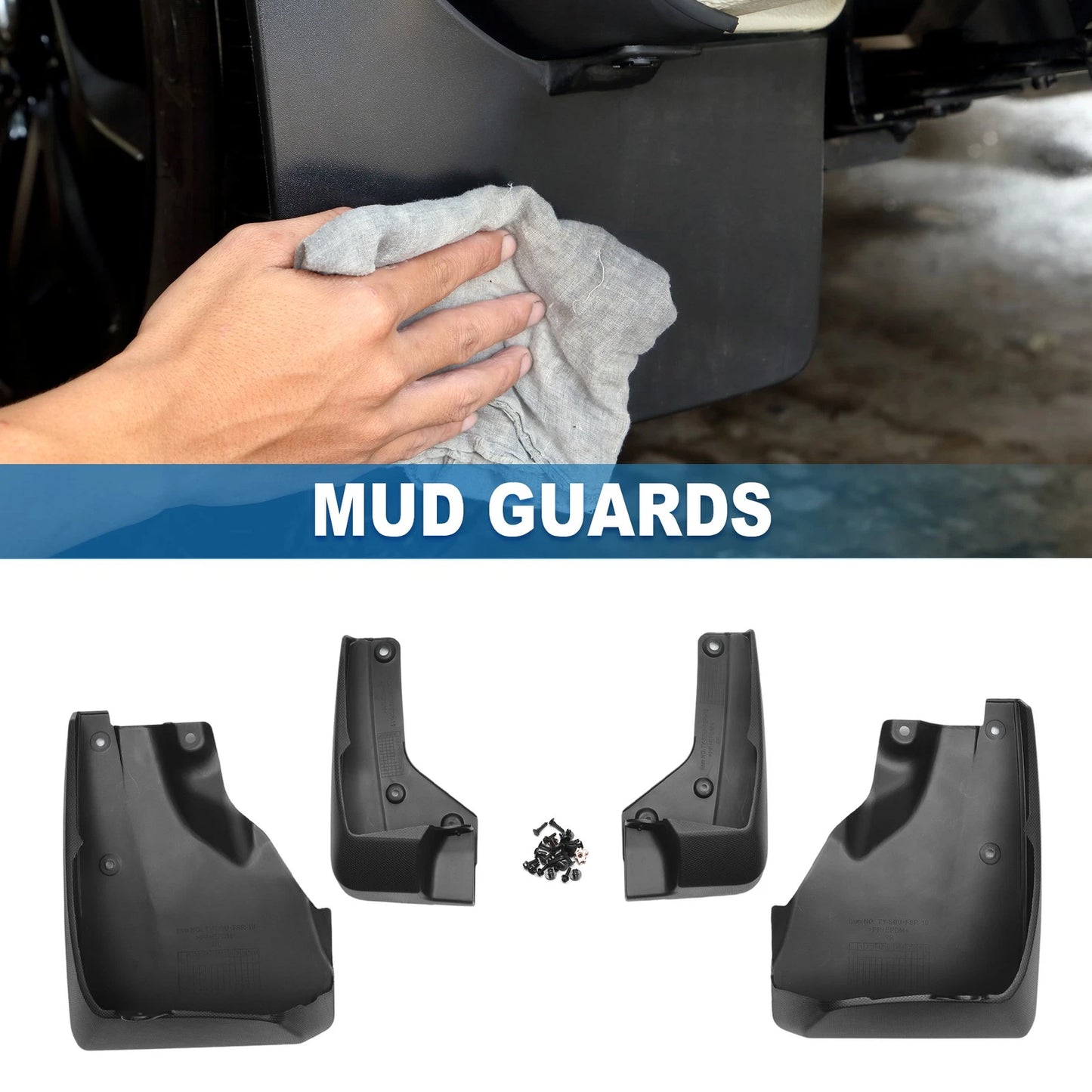 Mud Flap Splash Guards for Subaru Forester (2019-2021)