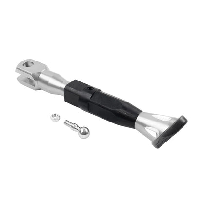 Universal Adjustable Kickstand Foot for Silver Motorcycle