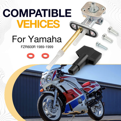 Fuel Valve Petcock With Lever for Yamaha FZR600R (1989–1999)