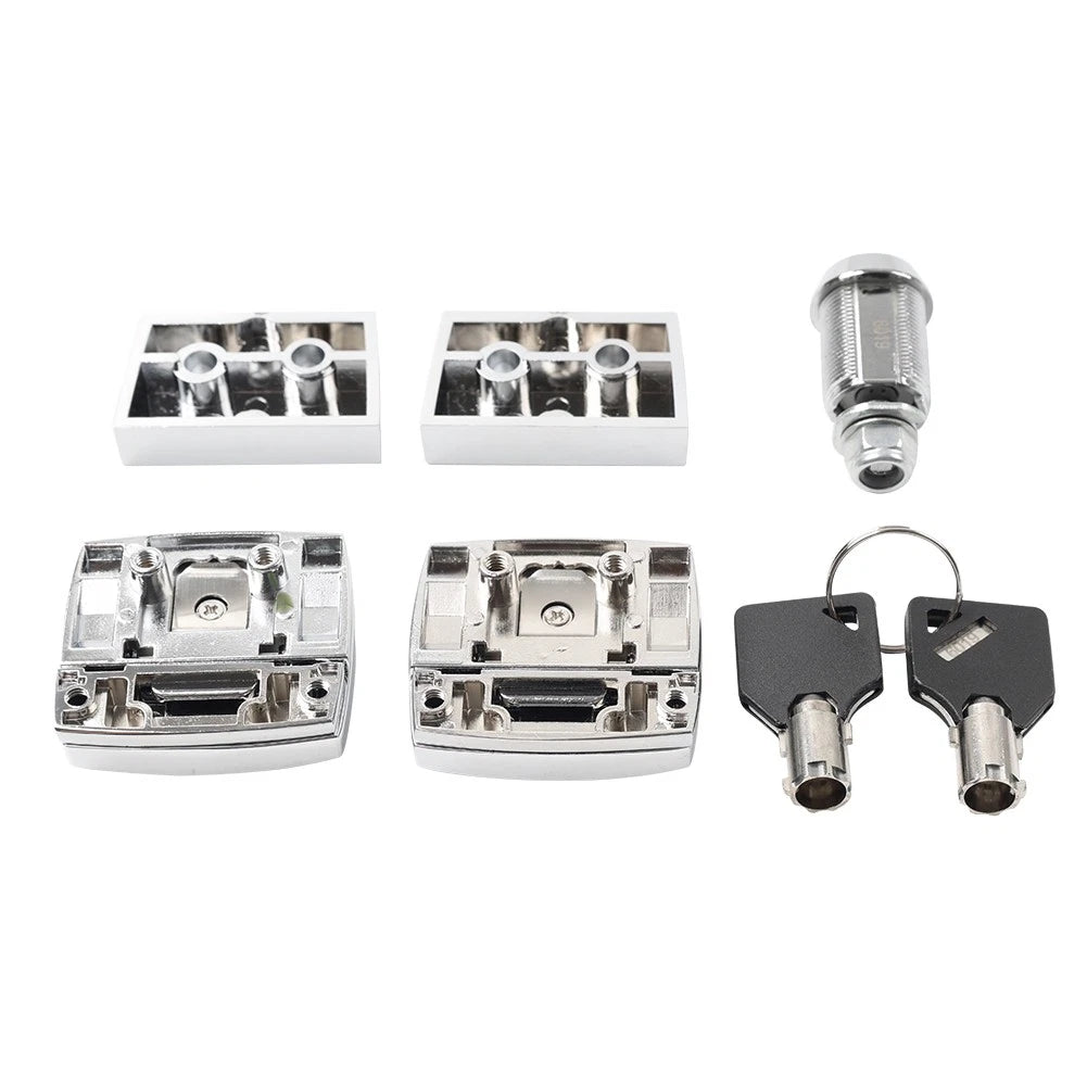 Tour Trunk Latches & Hinges Lock for Harley Touring Electra Glide (1988-2013)