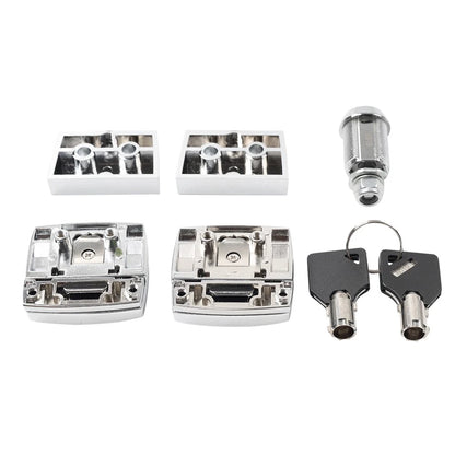 Tour Trunk Latches & Hinges Lock for Harley Touring Electra Glide (1988-2013)