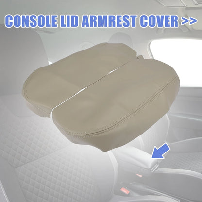 1 Pair Console Armrest Cover for Acura MDX Beige (2007-2013)