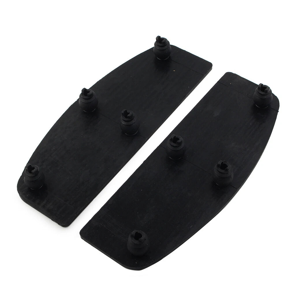 Rubber Floorboard Footboard Kit for Harley Touring FLHR 1986-2019 Black