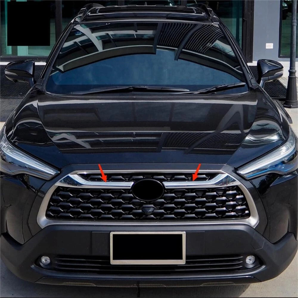 Grille Lid Cover Trim for 2020-2023 Toyota Corolla Cross Chrome