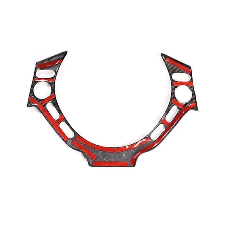 Full Carbon Fiber Steering Wheel Button Cover Trim for Nissan GTR R35 2009-2016