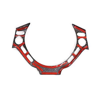 Full Carbon Fiber Steering Wheel Button Cover Trim for Nissan GTR R35 2009-2016