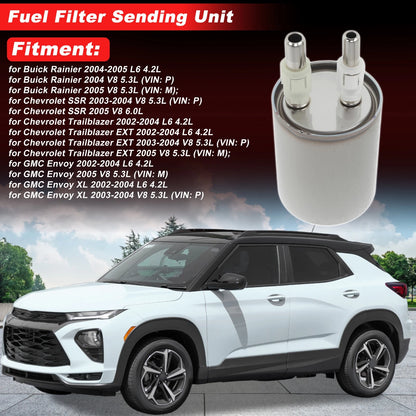 Fuel Filter Assembly for Buick Rainier L6 4.2L Metal (04–05)