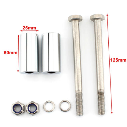 Aluminum 2" Handlebar Risers for Kawasaki Vulcan 800 900 1500 1600 2000