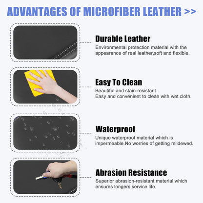 Black Center Console Lid Armrest Cover for Subaru Forester (2019-2021)