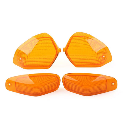 Front Rear Turn Signal Lens for KAWASAKI ZZR400 ZZR600 (1993-2008) Amber