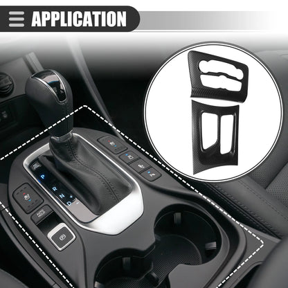 Carbon Fiber Central Gear Shift A/C Panel Trim for Dodge Charger (2015 - 2022)