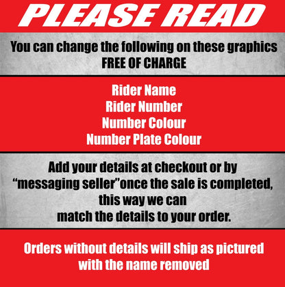 Custom Graphics Full Kit for Honda CRF 450 (2005-2007) EURO Style Stickers