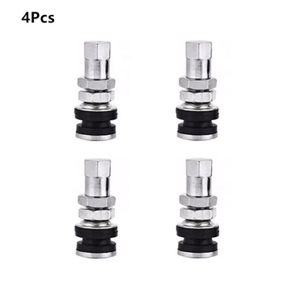 4 Pcs 11.5mm Wheel TR161 Bolt-In Tyre Valve for Universal Cars & Motorcycles